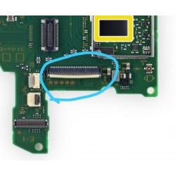 Reparar conector ffc de pantalla nintendo switch