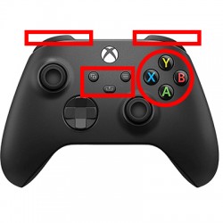 Reparacion Cambio botones : Inicio,L,R,Y,X,B,A Xbox Series S