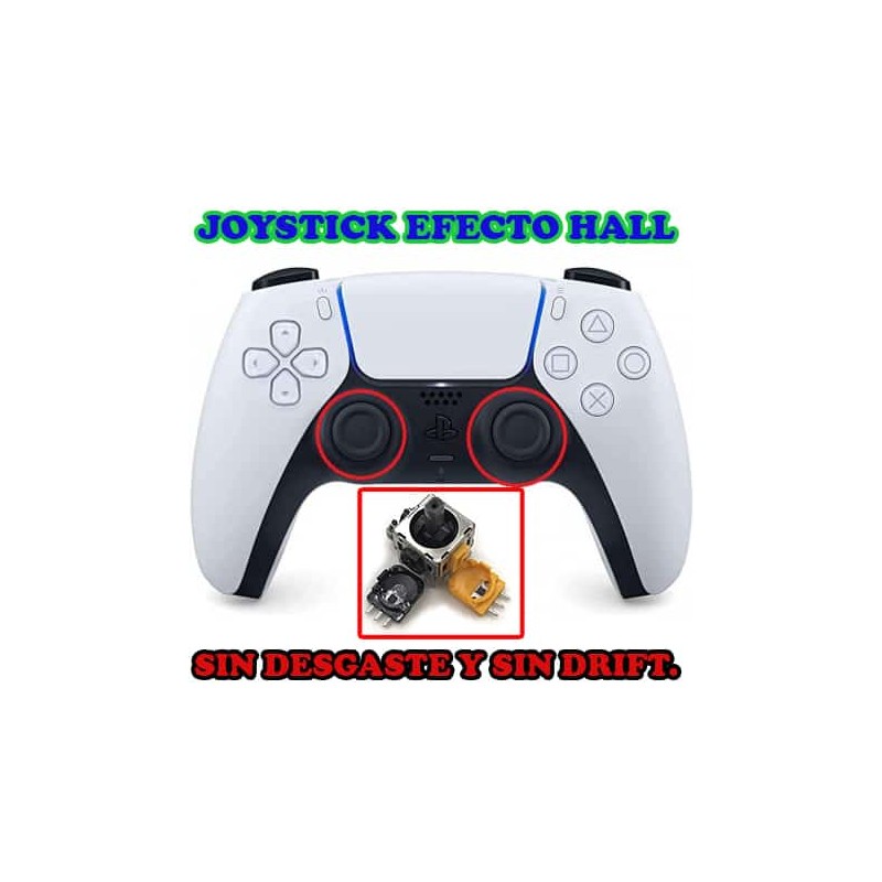 Reparar Joystick mando ps5 - Efecto hall / Magnéticos