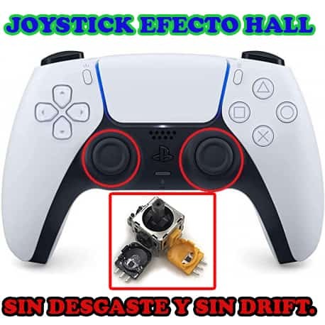 Reparar Joystick mando ps5 - Efecto hall / Magnéticos