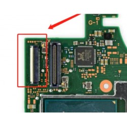 Reparar conector ffc de pantalla nintendo switch OLED